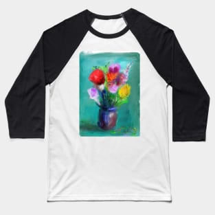 Flowers Baseball T-Shirt